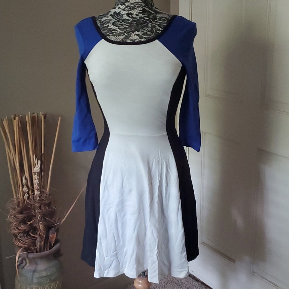 Express color block dress, size S